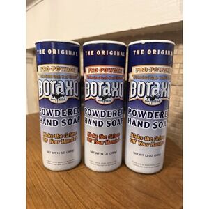 (3) Boraxo Powdered Hand Soap Pro Power The Original 12 oz‎ New Sealed